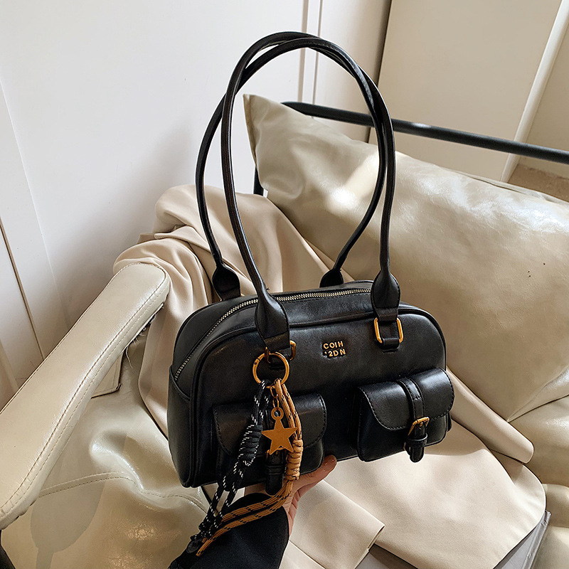 2025 Summer New Casual Underarm Bag Women s Pillow Bag Fashion Designer Niche Handbag Boston Bag Saddle Bag Popular Wallet Storage Bag Mini Small Squa
