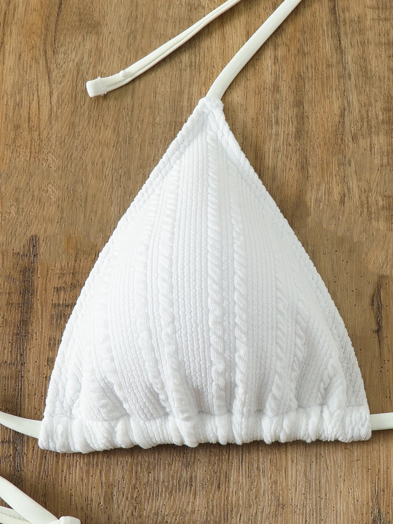 Sexy White String Bikini Women Swimsuit Female Swimwear Thong Set Brazilian Beachwear Bathing Suit Triangle 250310