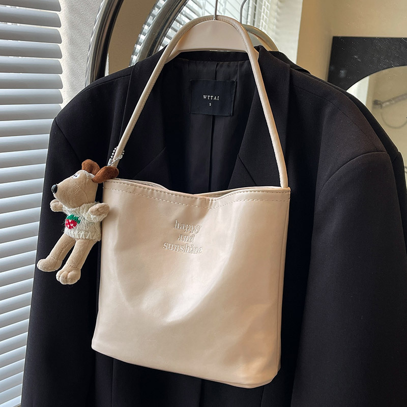 Korean Version Of Fashionable High quality Commuting Women s Armpit Bag 2025 New Multifunctional Fashion Designer Handbag Bucket Bag PU Leather Mini H