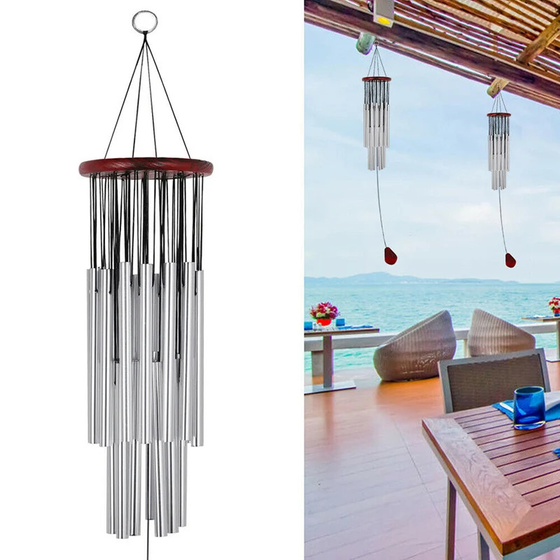 Wind Chimes Outdoor Large Deep Tone Hanging Ornament Garden Home Mobiles Wind Chimes Windchime Outdoor Garden Home 250311