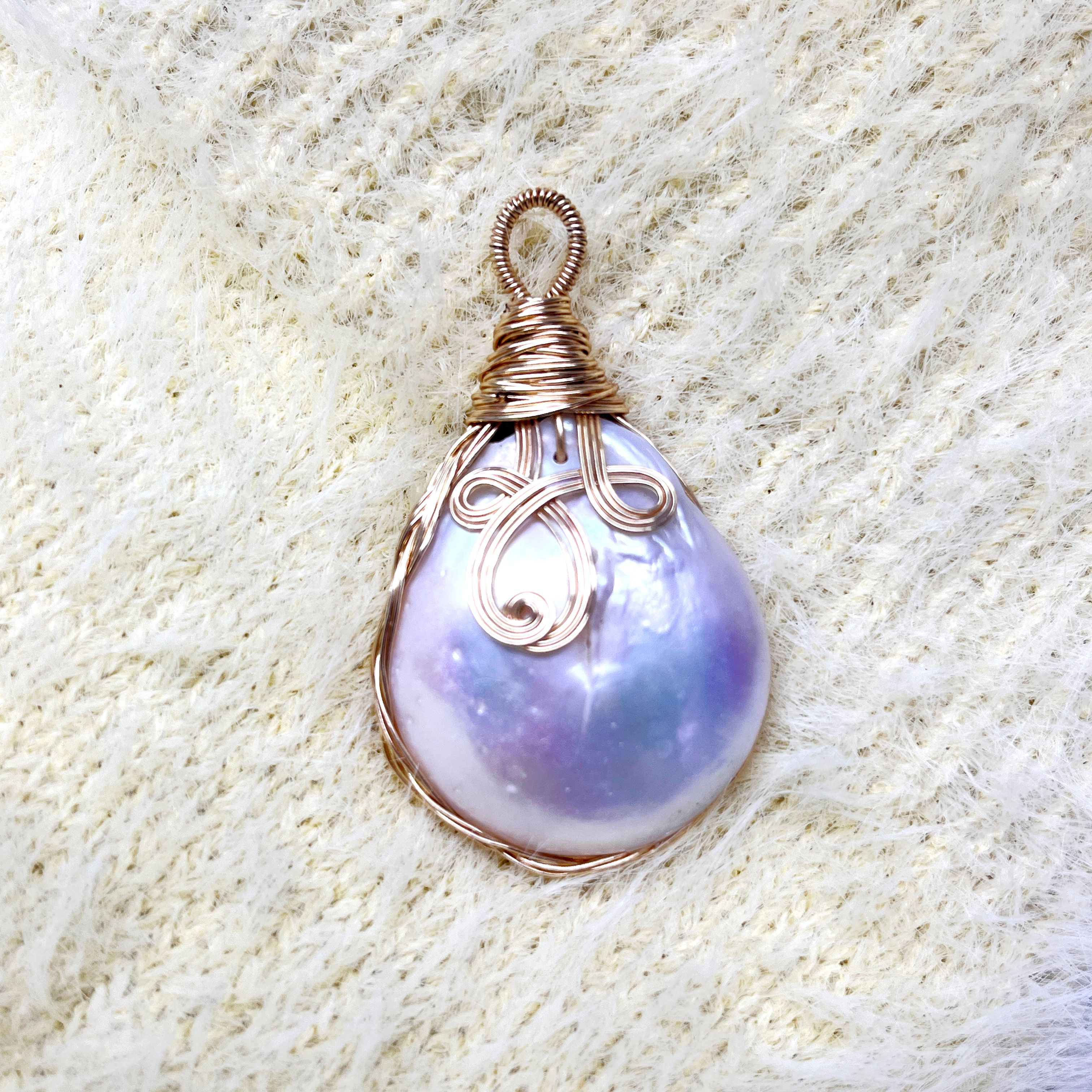 Baroque Natural Pearl Necklace with Elegant Jewelry Pendant