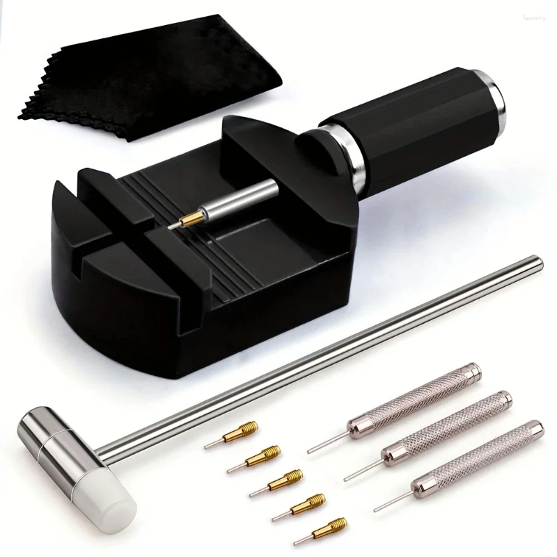 Watch Repair Kits 11pcs Link Removal Tool Kit Band Strap Chain Pin Remover For Adjustment Watc