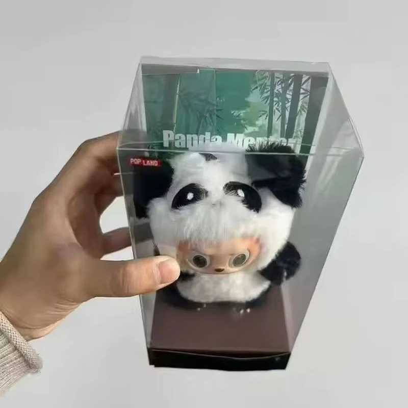 17cm Labubu Panda Mentor Series Blind Box Vinyl Doll Trend Decoration Keychain Collection 1 1 Copy High Quality Birthday Gift X250312