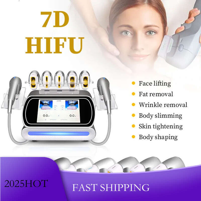 Good High Intensity Focused Ultrasound 7D hifu with 7 cartridges hifu skin tightening machine 4d 5d 6d 7d 8d 9d hifu ma