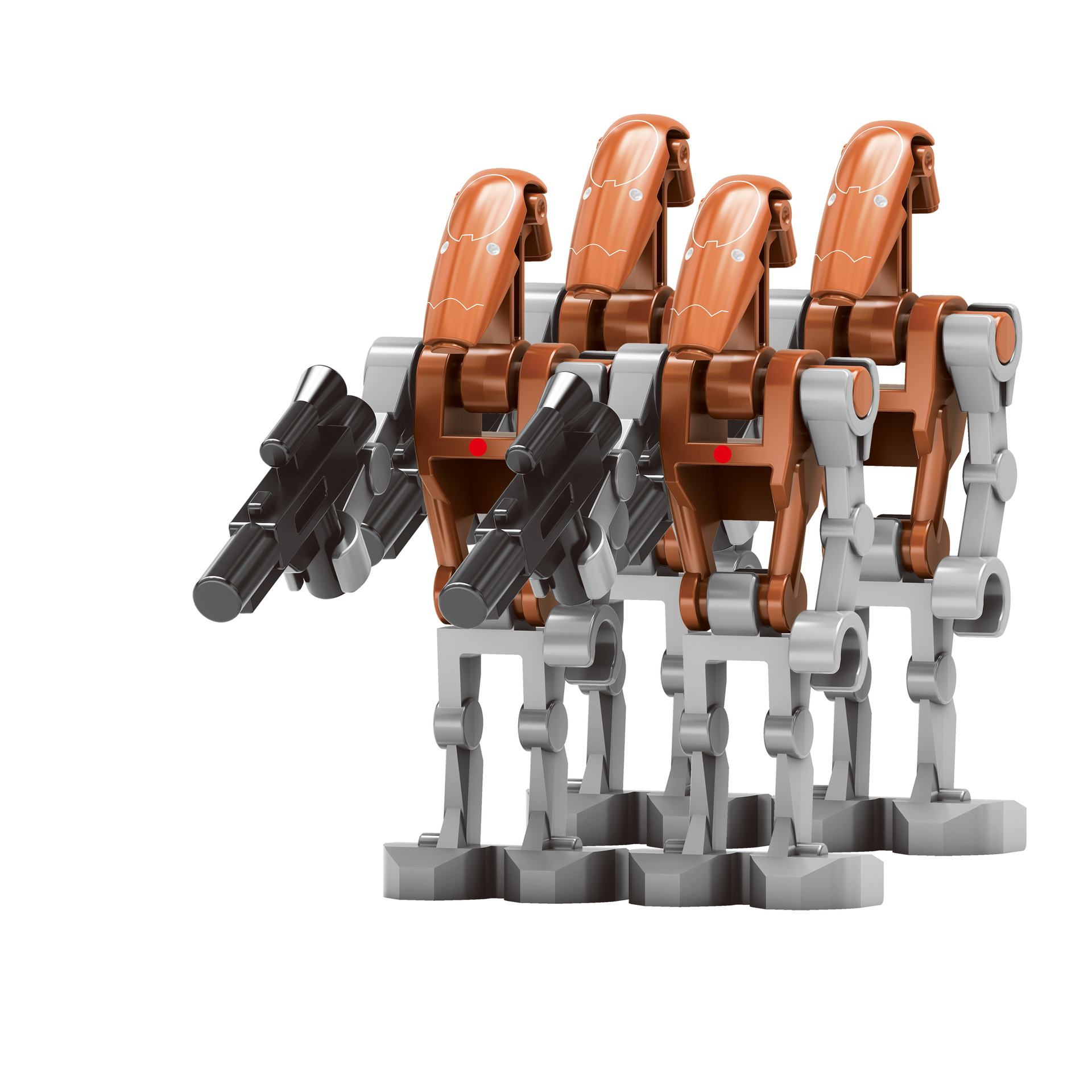Wholesale TV movie series small particle assembly robot enlightenment toy bag building blocks
