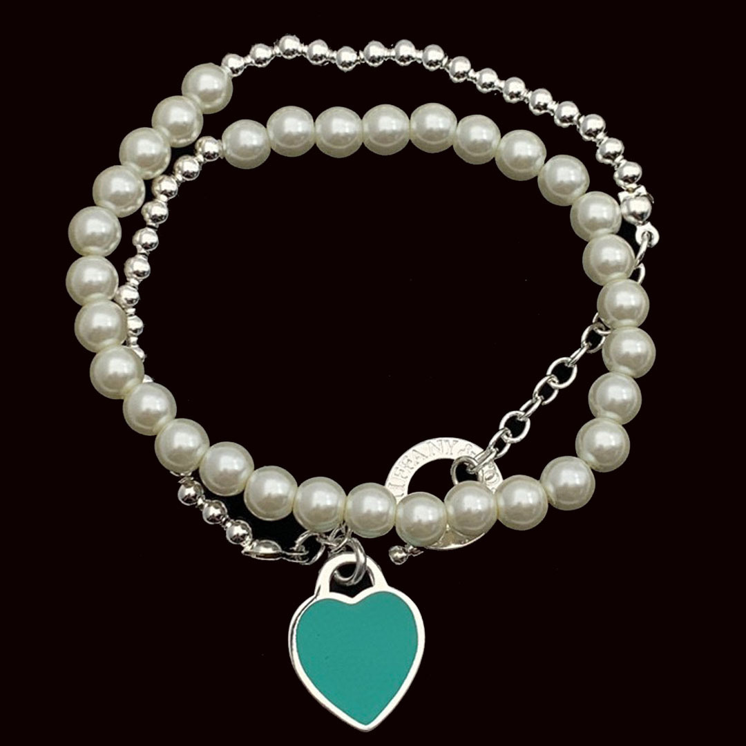 2025 Designer Tifa Luxury Brand Jewelry Accessories Chain Classic Bracelet Horseshoe Bracelet Womens Brass Material Bbpq