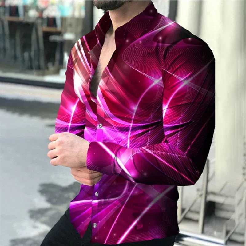 Mens Fashion Luxury Party Pink Red Blue HD Pattern Designer Design 2024 New Hot Selling Soft Plus Size W250312