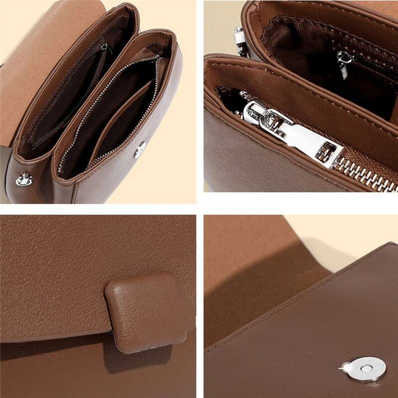 Hifashion Vintage Genuine Leather Underarm Small Shoulder Bags For Women 2025 Trend Designer Saddle Crossbody Ladies Handbags