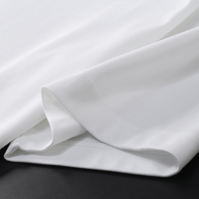 Round neck T-shirt for men, casual and versatile, loose fit clothing, liquid ammonia cotton, summer new style, minimalist men's clothing tracksui