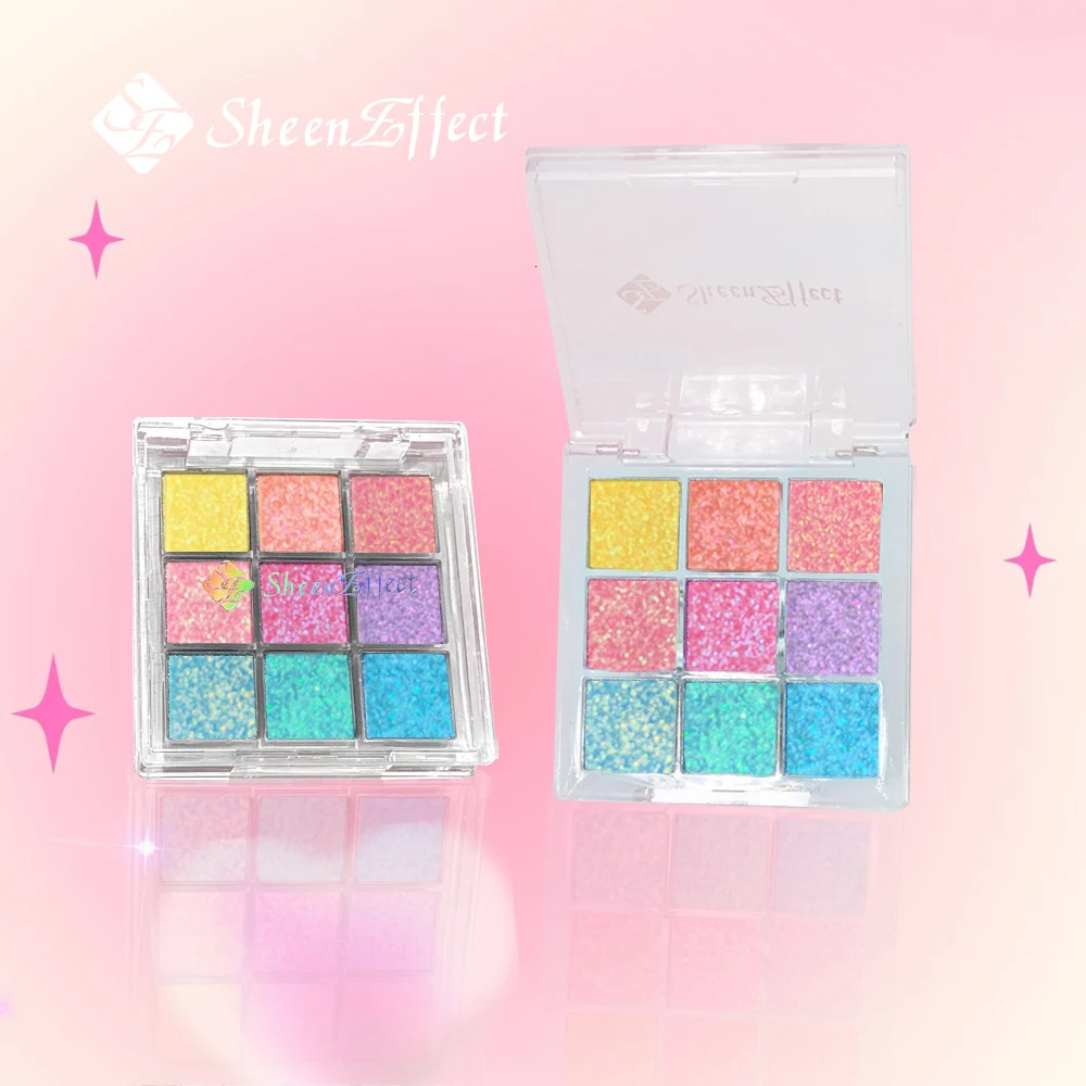 Sheeneffect Chameleon Chrome Eyeshadow Palette 9 Colors High End makeup Cosmetics 250306