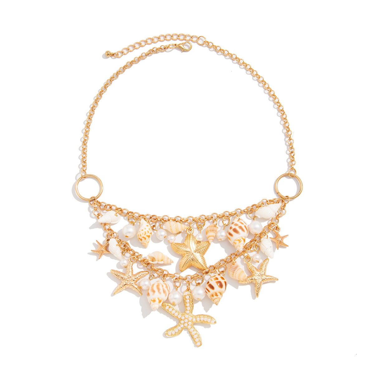 Ocean Vacation Style Xiang Jewelry Bracelet Set 2025 New Beach Sea Star Shell Necklace for Women Jewelry