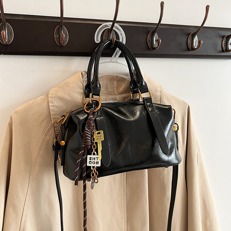 High Quality PU High end Soft Leather Boston Women s 2025 New Multifunctional Fashion Designer Trendy Handbag Shoulder Bag Crossbody Bag Wallet Storag