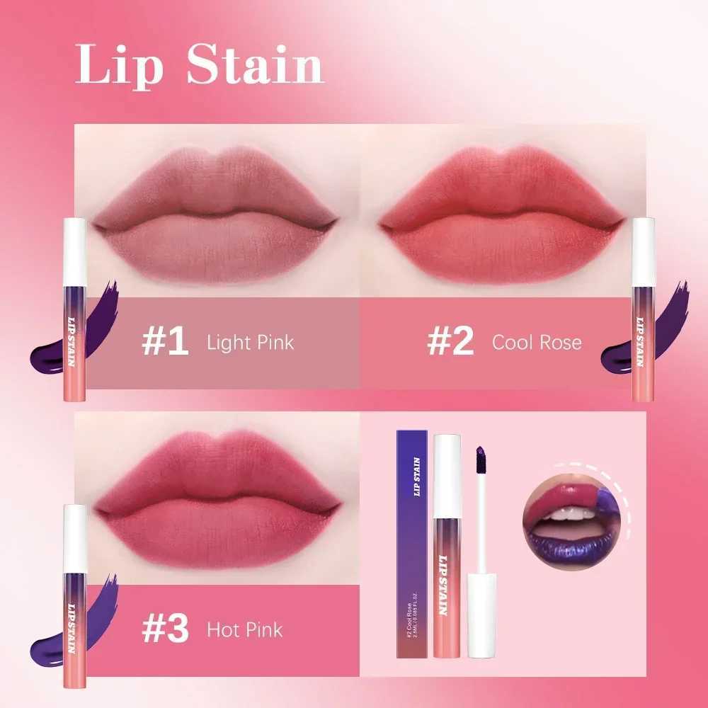 Lip color peeling reveals long-lasting waterproof pink lip color transfer preventing natural lip color W250312