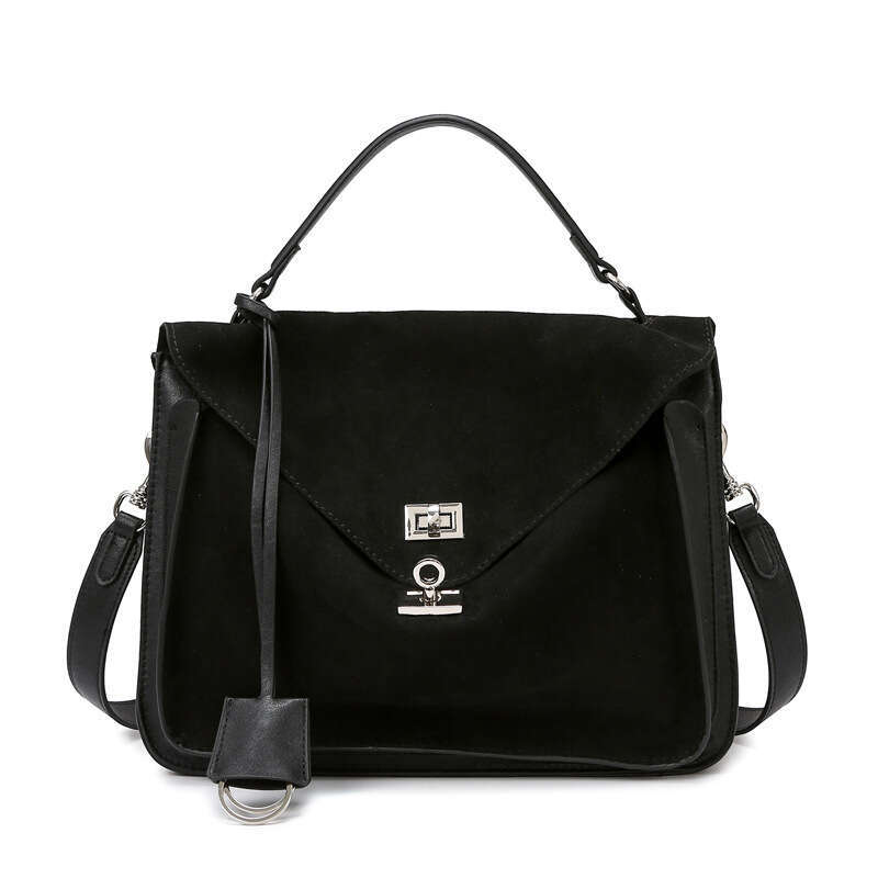 Women's Bags handbag Bag, frosted leather, light luxury women's high-end feel, mailman versatile hand-held crossbody bag, large capacity com