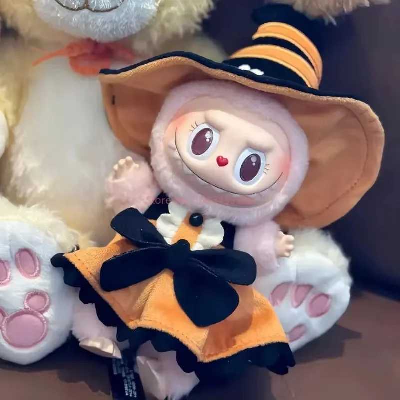 High quality Sweetheart Halloween Mokoko Happy Party Series Pumpkin Labubu Vinyl Pendant Copy Doll Toy Christmas Gift X250312