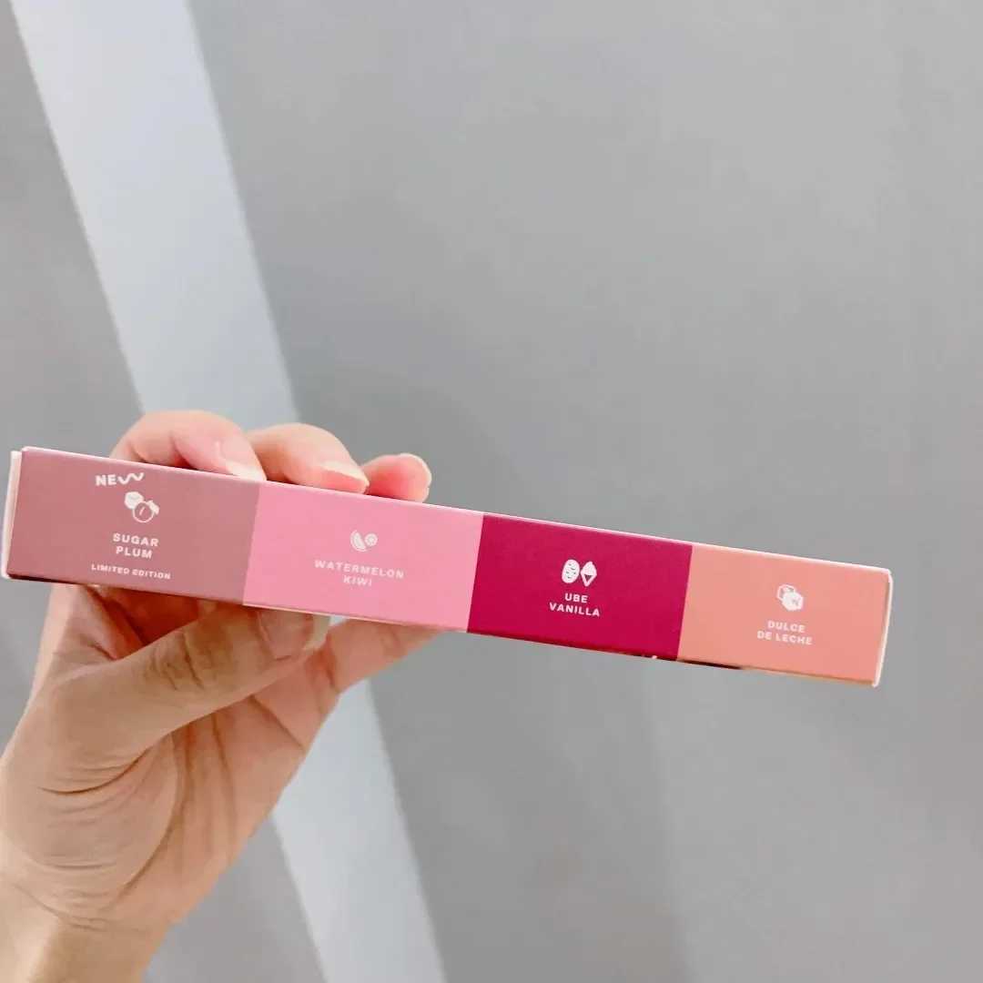 Lip color tower 28 beauty lipstick 5g 4pcs mini set liquid lipstick gift box set lipstick cosmetics W250312