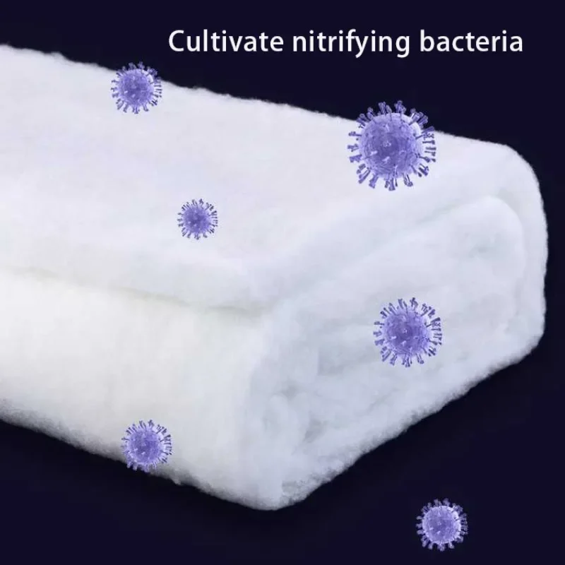 Fish Tank Filter Sponge High-density Hand Tear Bionic Cashmere Cotton Aquarium Accessories Fish Tank Pond Filter Media Skimmer