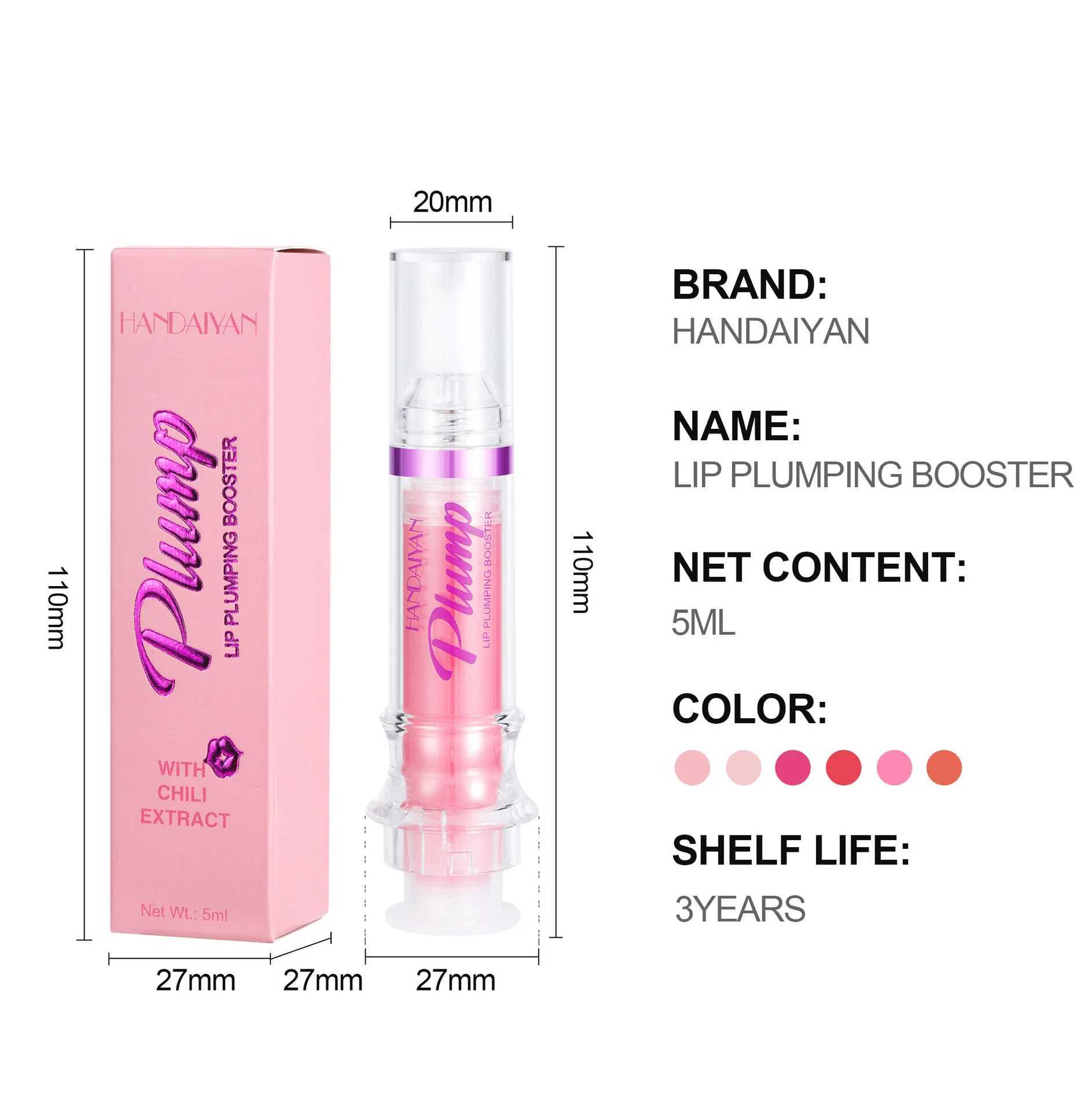 Handaiyan lip nourishment lip honey moisturizing lip color and brightness lip glacier W250312