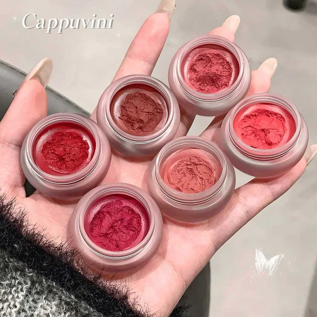 Canned Lip Mud Mist Lipstick Moisturizing Velvet Matte Mousse Solid Lip Gloss Cheek Blush Cream Tint Lips Makeup Korean Cosmetic W250312