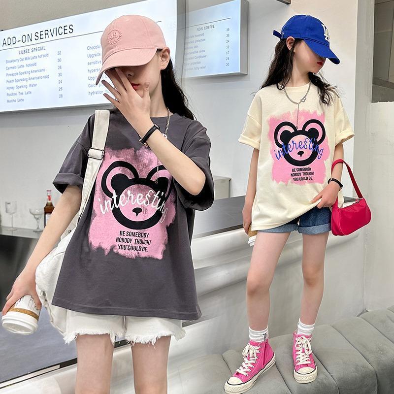 Ddmyshoesvip Pure Cotton Clothing T Shirts Short Children S And Middle Aged Girls Tops Half Sleeves Summer Fashion Trend