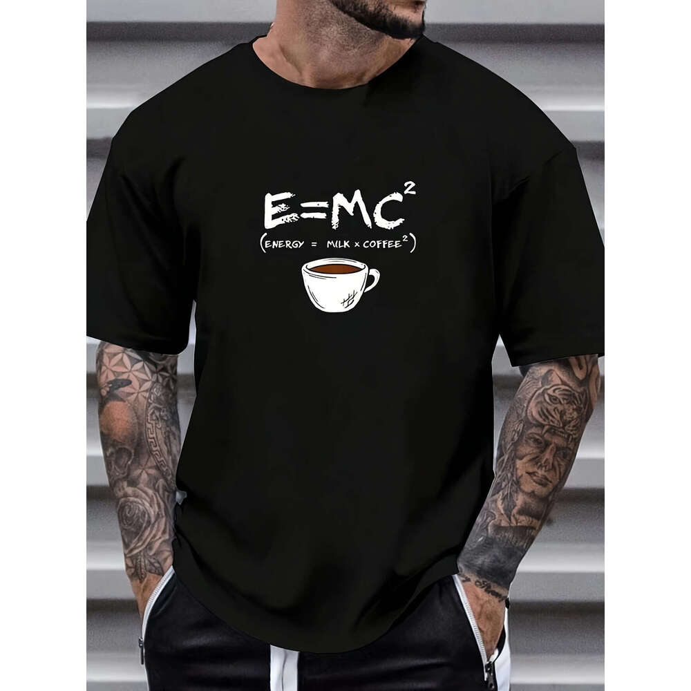 Hot selg European American men's clothing, youth sports, digital printing, 3D T-shirt, short sleeved, 2025 new casual fashion trend clothing