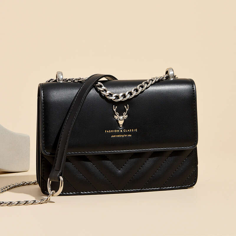 Women's Bags handbag Cross autumn style versatile chain small square high-end and exquisite single shoulder bag, fashionable commuting women'