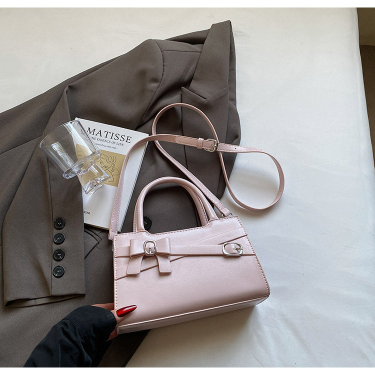 2025 Summer New High-end Practical Bag Women s Bow Fashion Designer Handbag Simple Solid Color Armpit Crossbody Bag Wallet Storage Bag Casual Saddle B