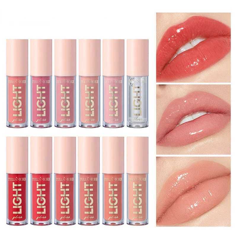 2-color lip gloss waterproof long-lasting moisturizing lipstick mirror matt plain lip gloss oil W250312