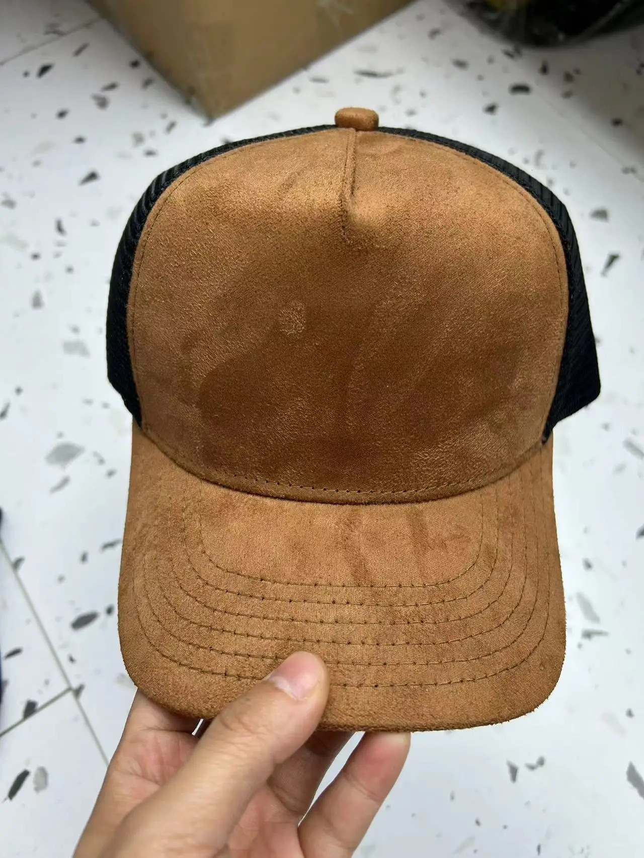 Unisex 5 Panel Suede Mesh Baseballl Cap Four Season Men Women Blank Caps Dad Hats Outdoor Sport Sun 250311