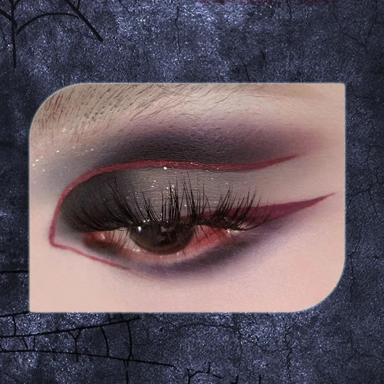Dark Gothic Eye Shadow Palette Pearlescent Matte Fine Sparkle Strobes Punk Profound Three-dimensional Eye Shadow Makeup Cosmetic 250306
