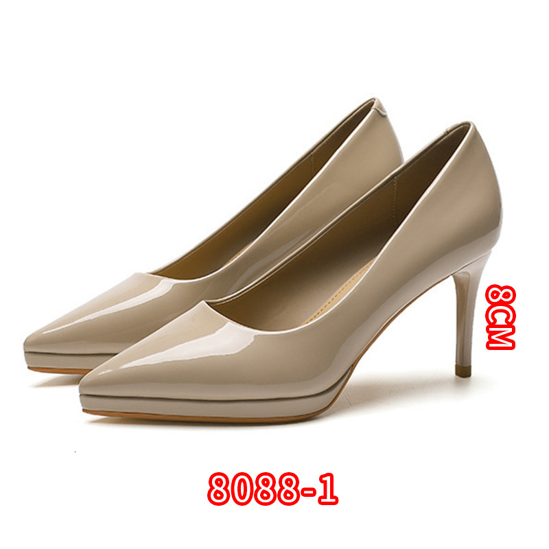 Designer shoes Korean patent leather sexy women's shoes, fashionable pointed thin heels, elegant high heels, fairy style, simple single shoe for 