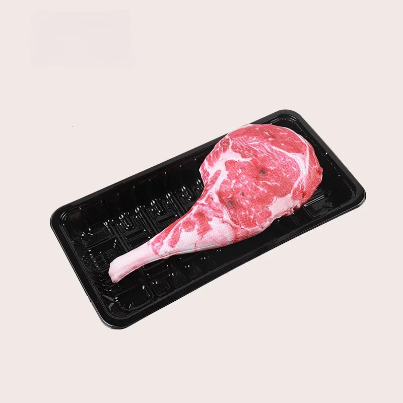 Simulated Steak Chew Toy Bite Resistant Squeaky Dog Cat Pets Products Honden Speelgoed 250311