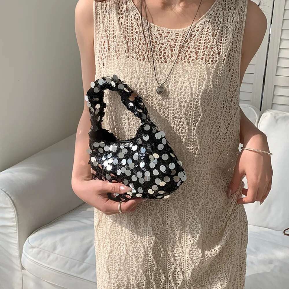 Sequin Bag Sier Cloth Bgbg Handbag Portable Girls