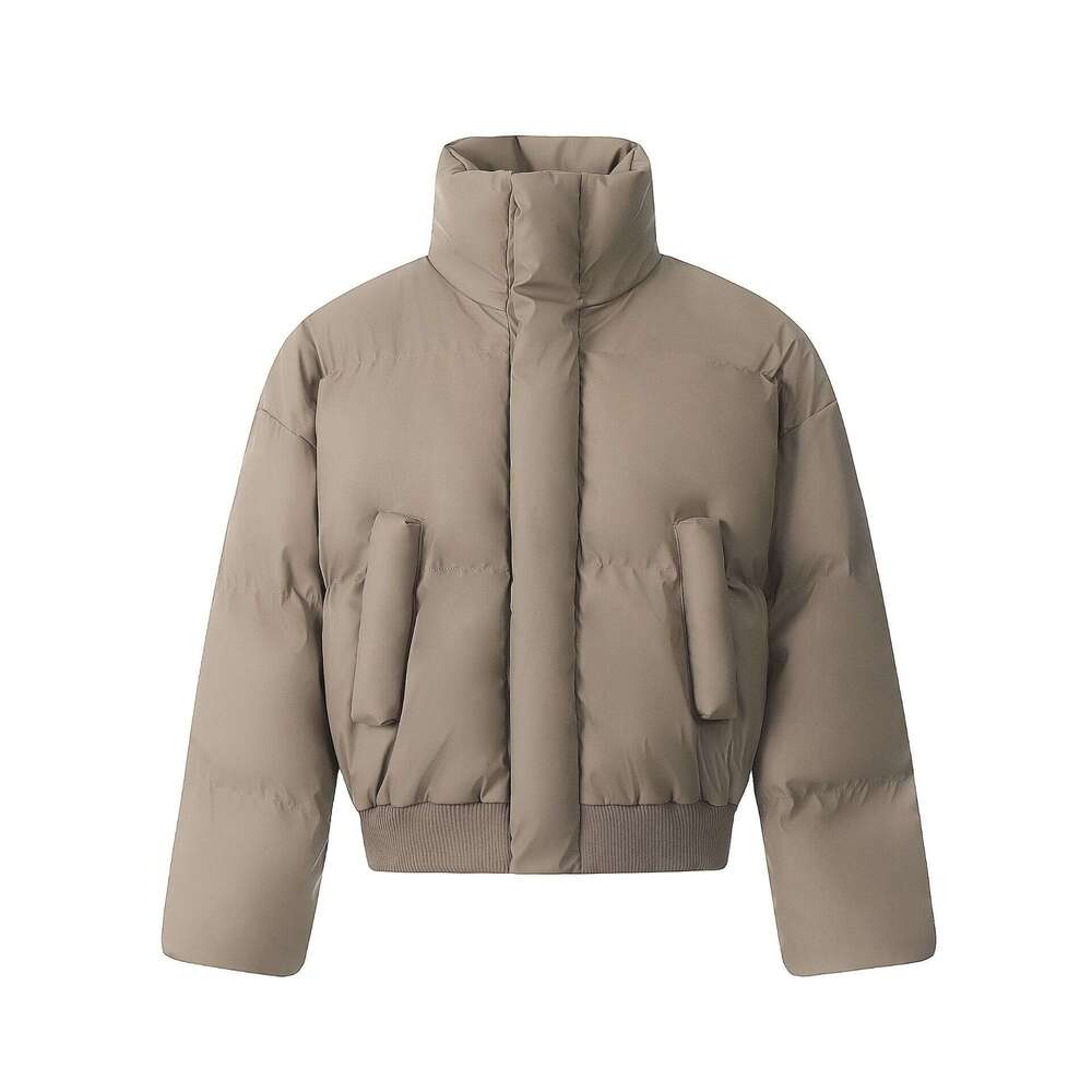 Jiayiku Trendy Brand 2024 New Winter Warm Bread Short Jackets American Cotton Clothes Men And Women