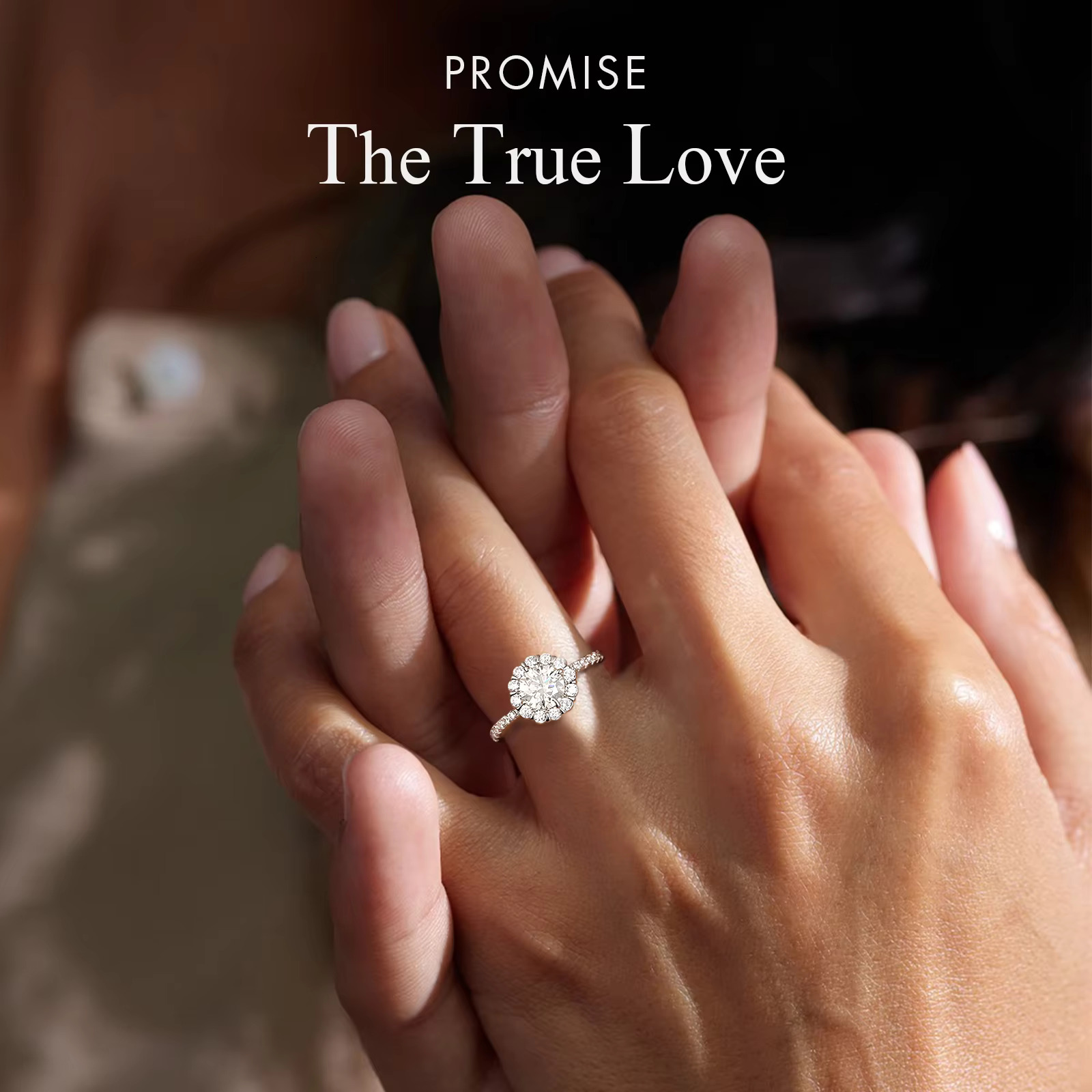 Elegant IGI Certified Lab-Grown Diamond Gold Engagement Ring 18K Real Gold Timeless Design Women Jewelry Wedding Promise Ring