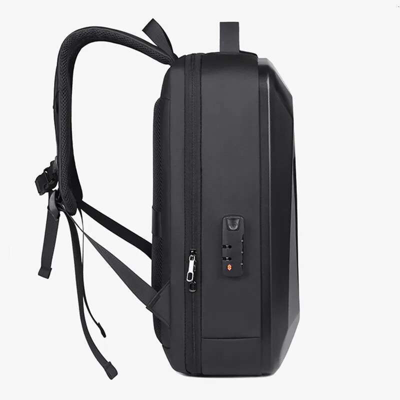 Men's New E-Sports Hard Shell 15.6 /18 Inch Anti-Theft Lock Waterproof Game Laptop Male Business Cool Travel Backpack