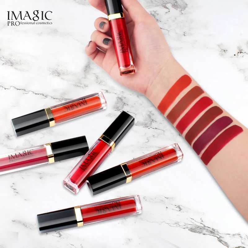 IMAGIC Matte lipstick Waterproof Liquid Matte lipstick Lasting Sexy Beauty Keep 24 Hour Makeup lipstick W250312
