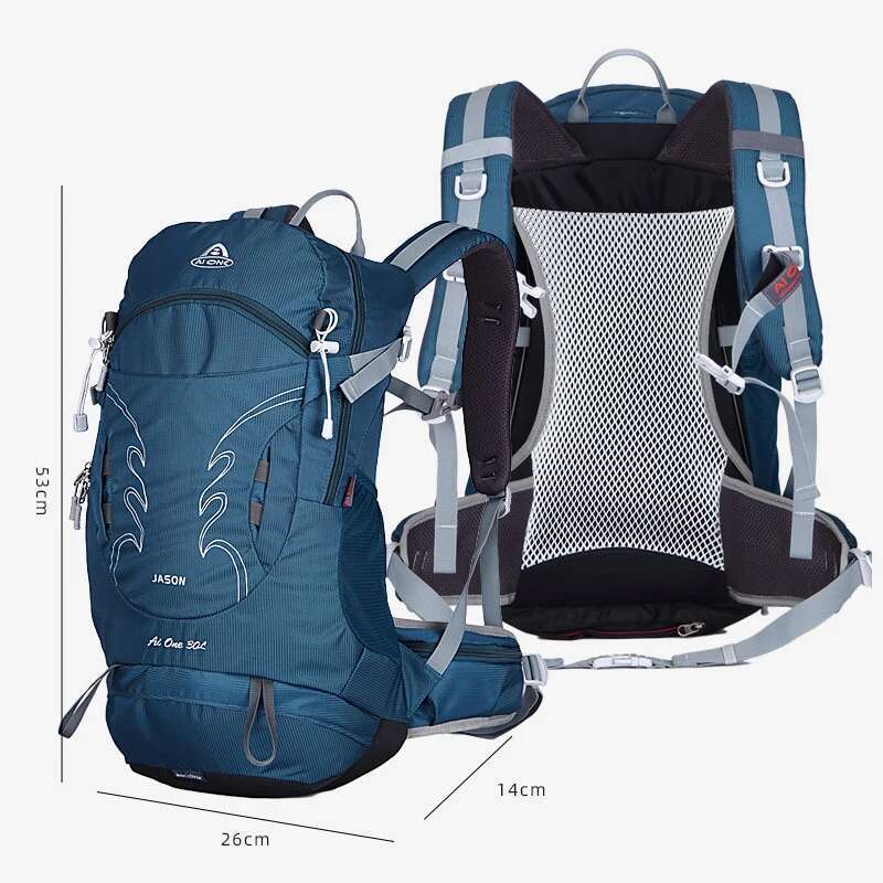 30L Outdoor Hiking Backpack For Men Sports Climbing Mochila Camping Mountaineering Bag Travel Trekking Motorcycle Rucksack