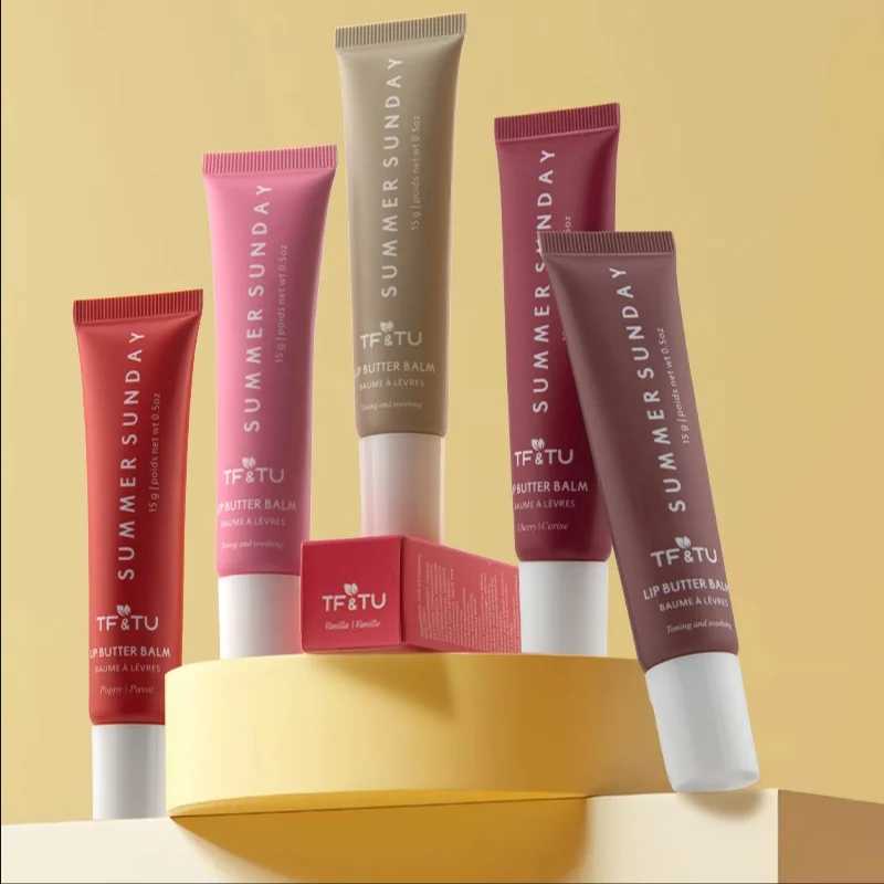 Summer lip moisturizing waterproof 6-color lipstick smooth lip line lasting nourishment womens daily lip care makeupXJ250312