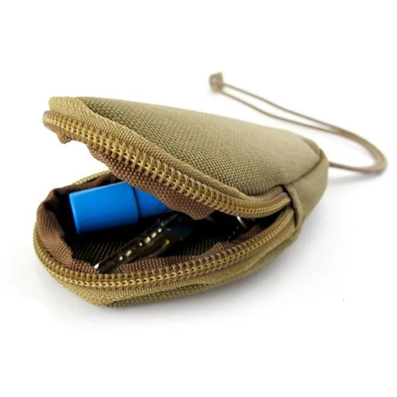 Key Wallets Holder Men EDC Keys Organizer Keychain Bag Out Door Army Camo Pack Purse Army Keyring Pouch Purse Case 250311