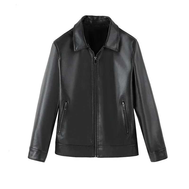 Bomber Leather Jacket Hip Hop Fashion Casual Varsity Jacket Unisex Baseball Coats 2025 Men Motorcycle Leather College JacketT250311