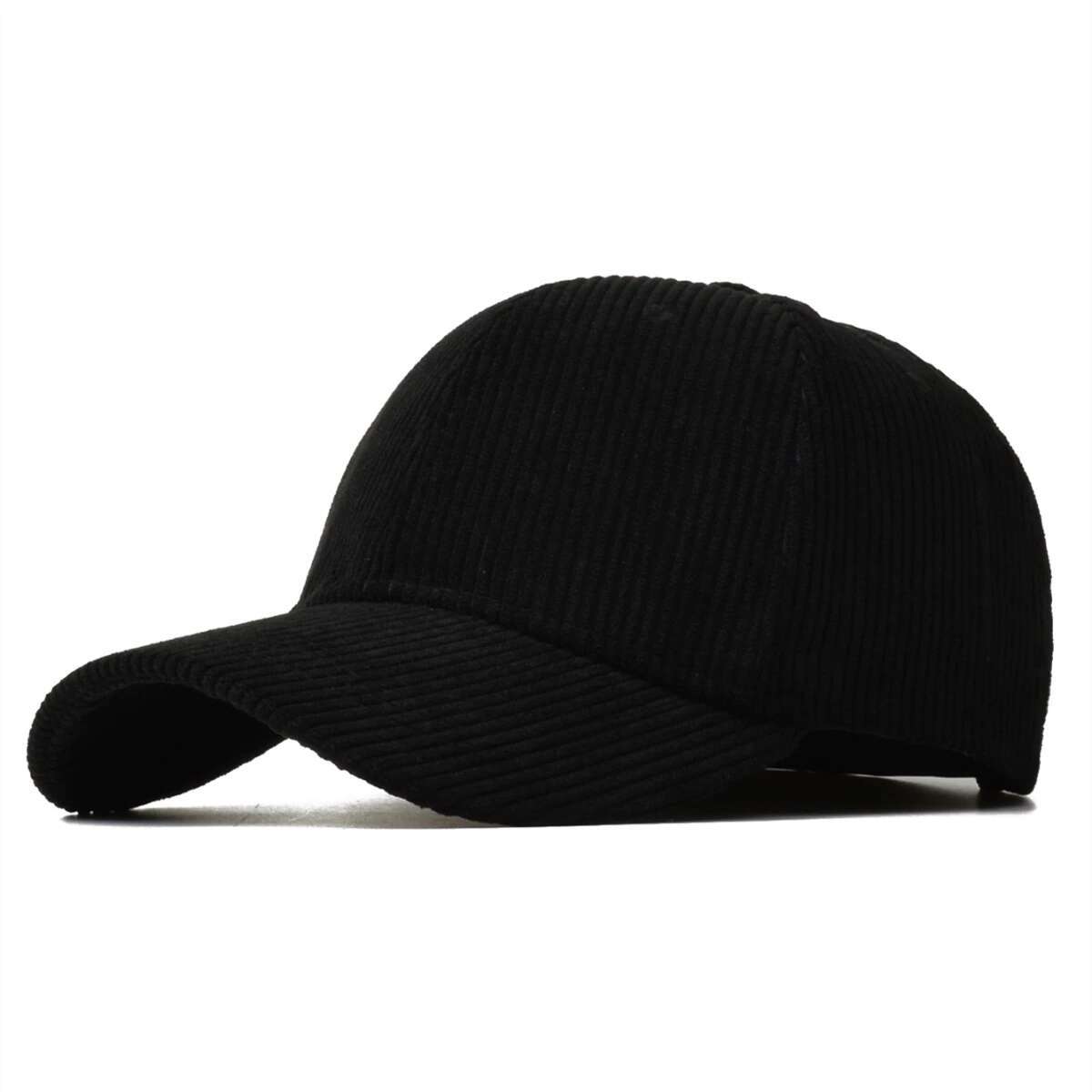 Corduroy Caps for Men Women Solid Color Sunshade Baseball Hat Men's Trucker Dad Hats