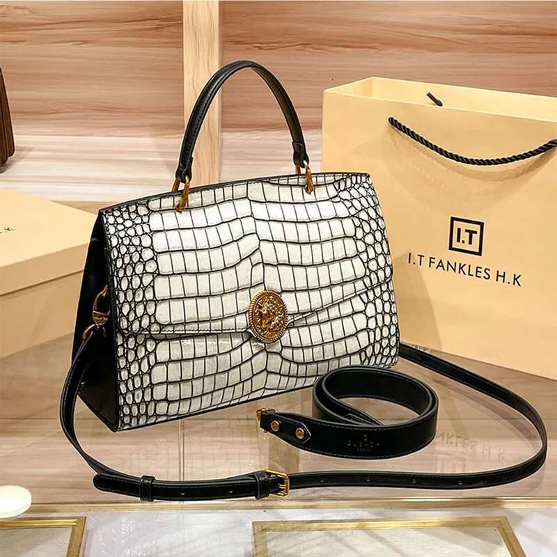 Women's New Genuine leather Versatile Tote Fashionable Shoulder Crossbody Bag Handbag