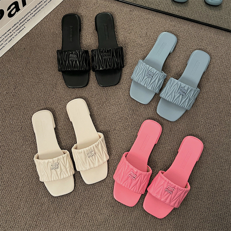 free shipping designer slippers for women womens white blue black pink beige indoor outdoor casual shoe sandals slides new