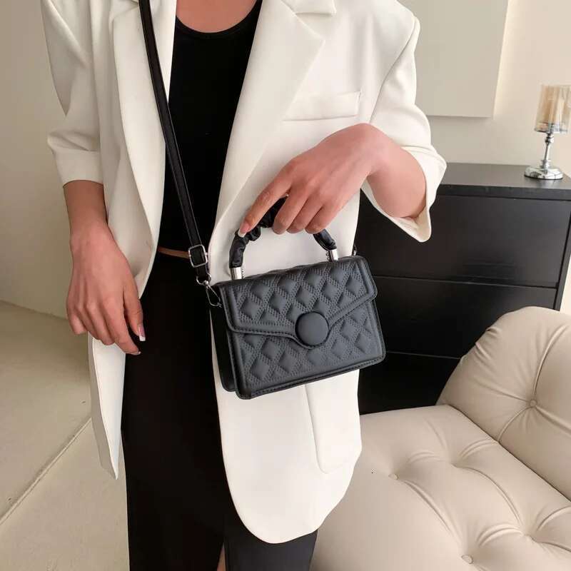 Solid Color Womens Mini Handbag High quality Women s Designer Personalized Crossbody Bag Fashionable New Single Shoulder Small Square Bag Wallet Casua