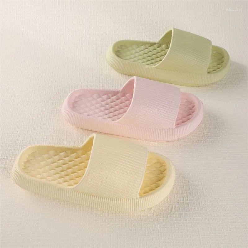 Slippers Crestar Flip Flops Thic Summer For Men Women EVA Soft Bottom Indoor Home Slides Brand Slipper Asian size Man Sandals Beach Shoes Male designe