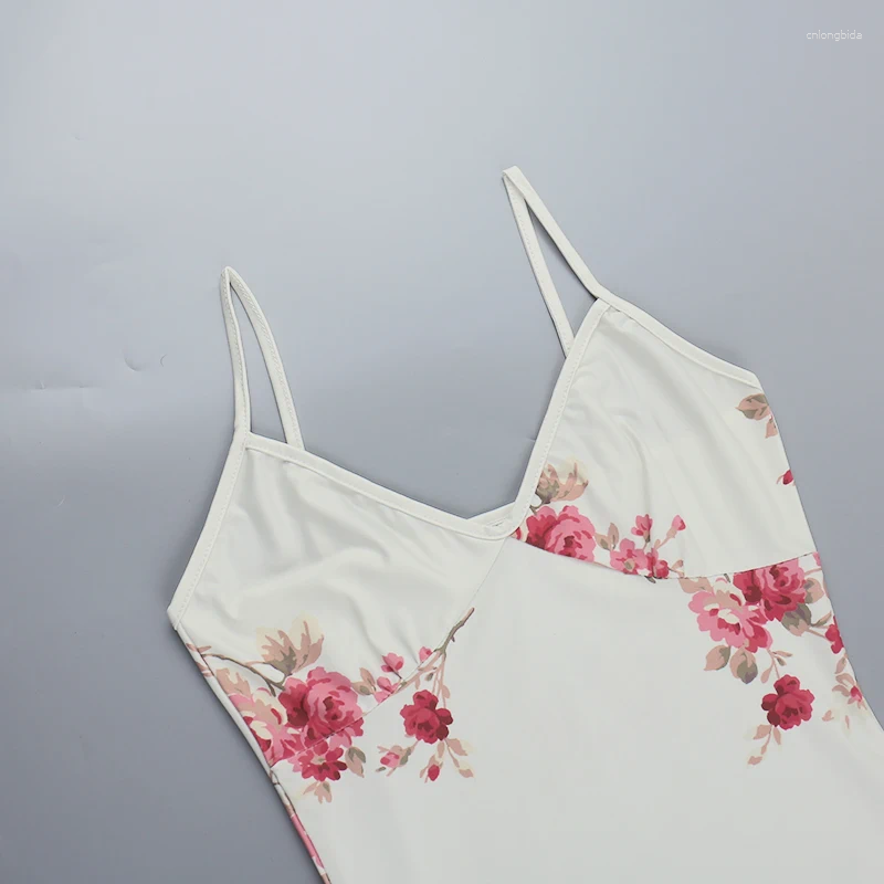 Casual Dresses Fashion Sexy Y2K Clothes Floral Print Sleeveless Backless Bodycon Maxi For Women 2025 Club Birthday Party Elegant Dress