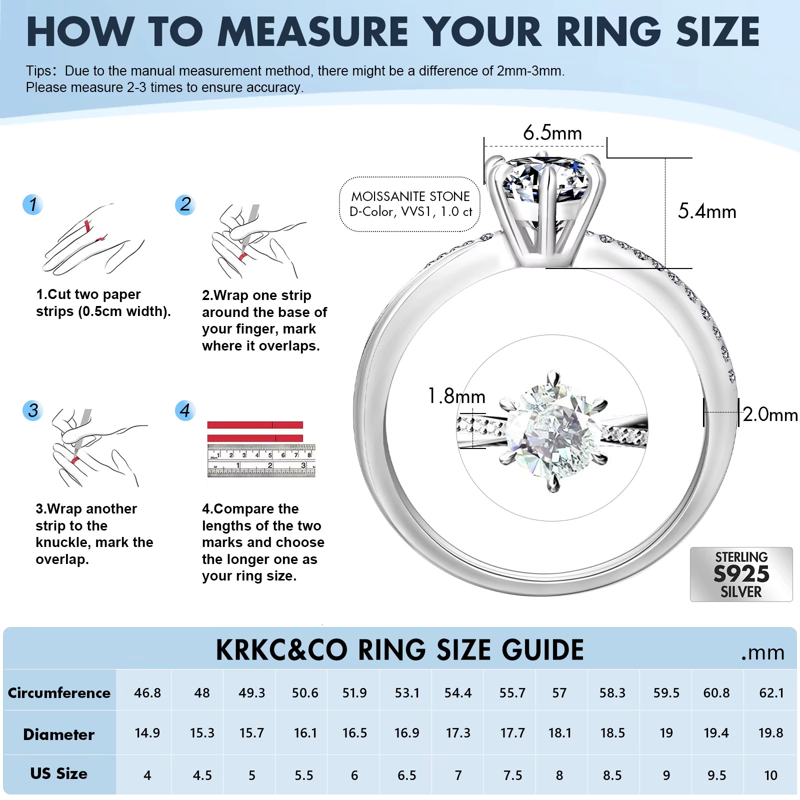 Moissanite Jewelry 925 Sterling Silver Moissanite Ring Round White Heart Vvs Diamond Engagement Moissanite Rings for Women