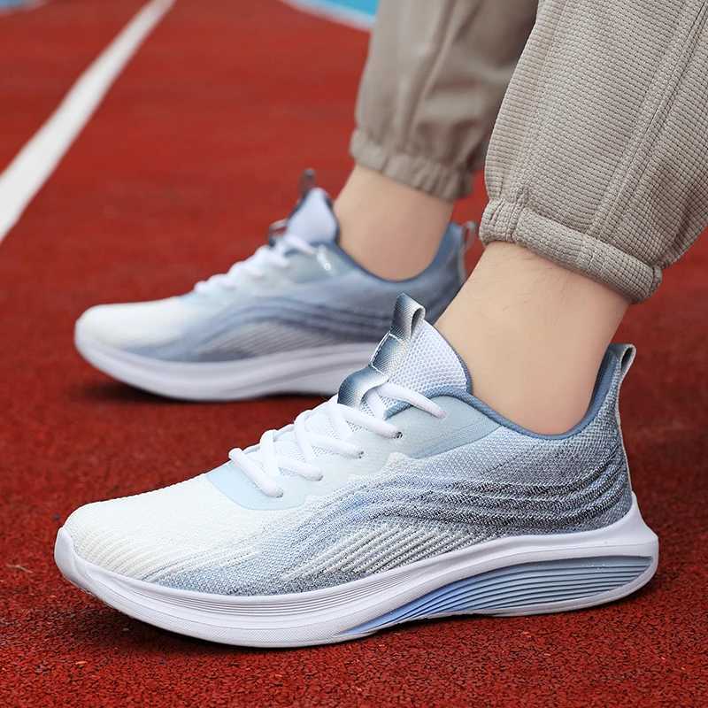 2023 Womens Sports Shoes Mesh Summer Breathable Casual Shoes Fashion Thick Bottom Lightweight Outdoor Running ShoesXJ250312