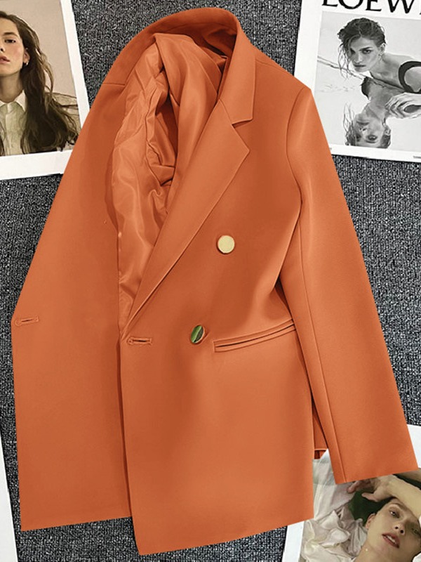 L310Chic Spring/Autumn Outfit Essential: Trendy Korean Inspired Women's Suit Jacket with Timeless Appeal